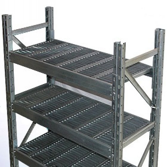 galvanized rack shelf