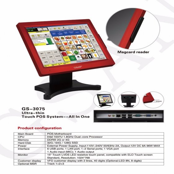GS3075 Monitor