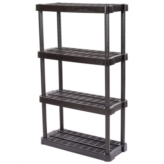 plastic shelves