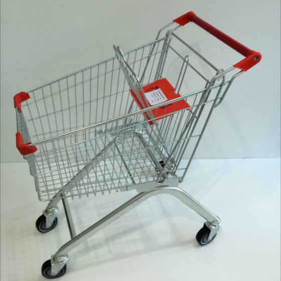 Red Wire Shopping Trolley (80)