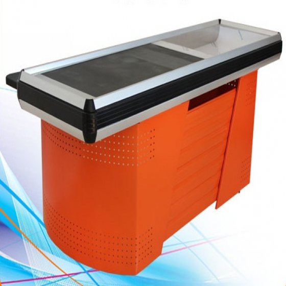 New Checkout Counter with Conveyor Belt 2.20m , 2.60m