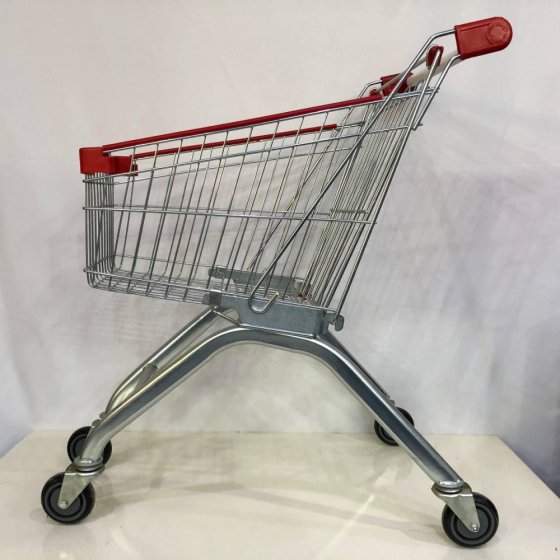 Red Wire Shopping Trolley (60)
